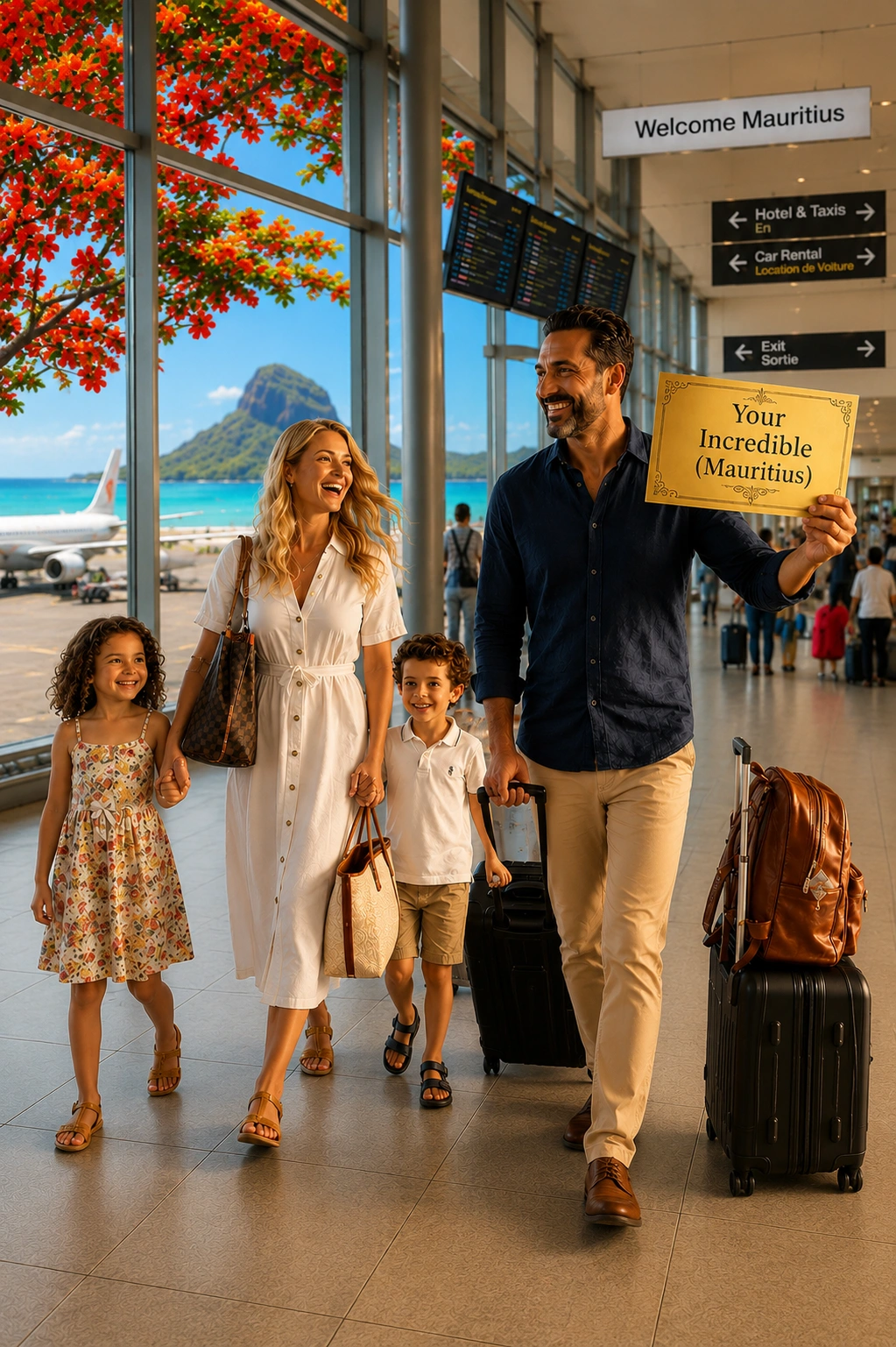 Arrivée à Maurice — passeport et golden visa